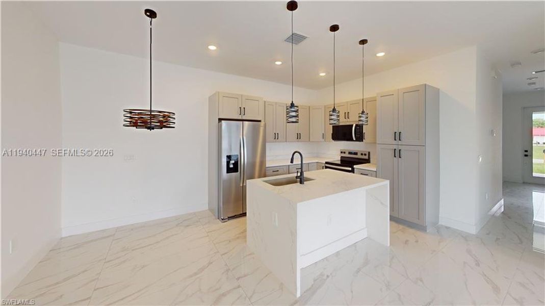 Furnished interior view inside a new home in , Fort Myers (Image 11).