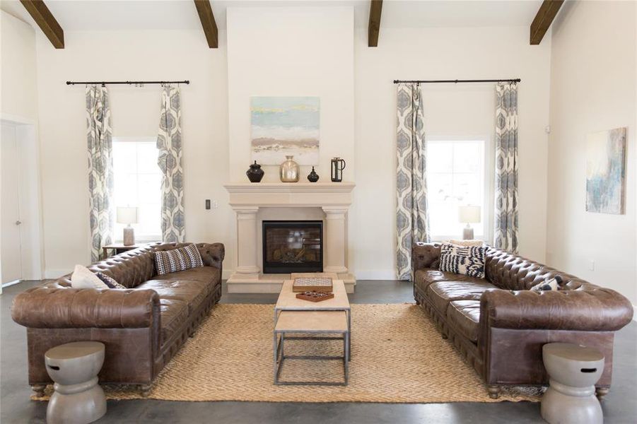 Furnished interior view inside a new home in Lakewood at Brookhollow – 60′, Prosper (Image 4). Furnished interior view inside a new home in Lakewood at Brookhollow – 60′, Prosper (Image 4).