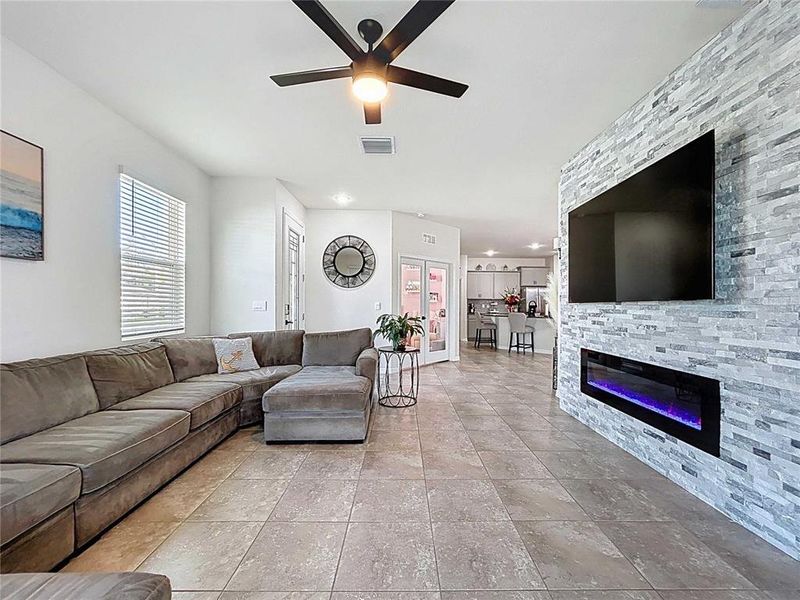Furnished interior view inside a new home in Mirada, San Antonio (Image 15).