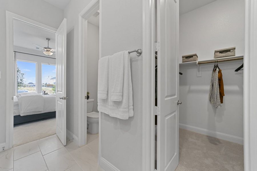 Representative furnished interior of a home built from the Duets D417 by Landon Homes in Lexington Frisco, Frisco (Image 12).