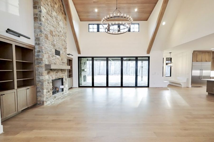 Representative unfurnished interior of a home built from the Thomastown by Riverstone Construction, LLC in River Gorge Ranch, Guild (Image 16).