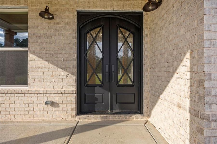 Front exterior of a new home in , Winder, GA, highlighting curb appeal (Image 23).