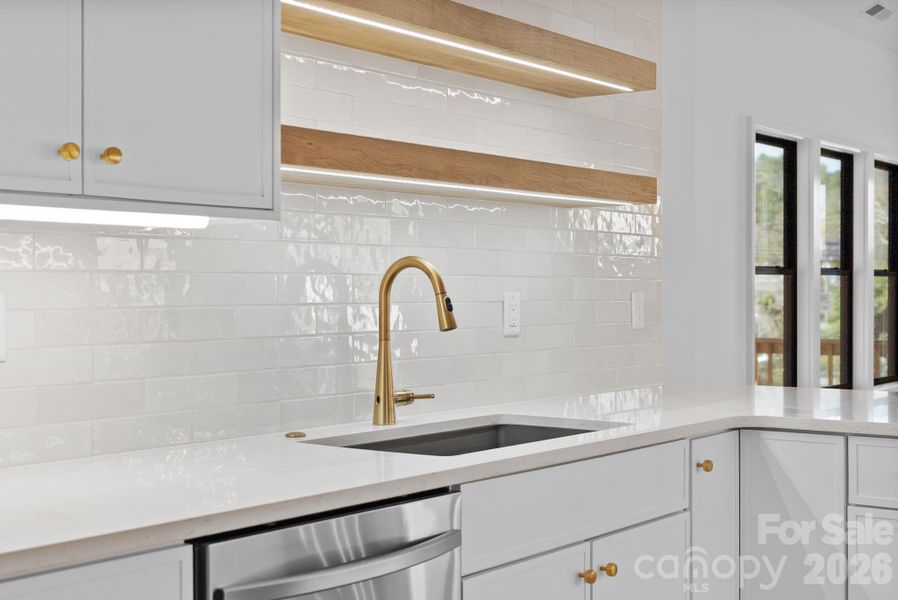 Close-up of interior finishes inside a home in , Asheville (Image 10).