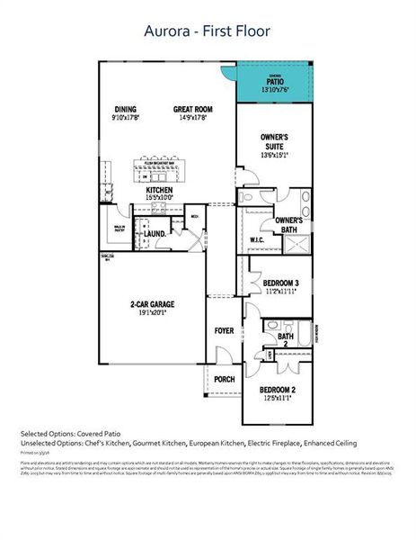Aurora Floor Plan