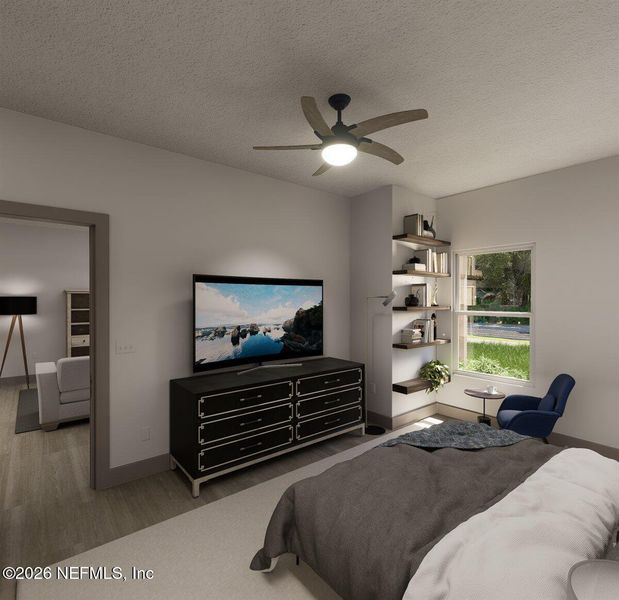 Furnished interior view inside a new home in , Jacksonville (Image 19).