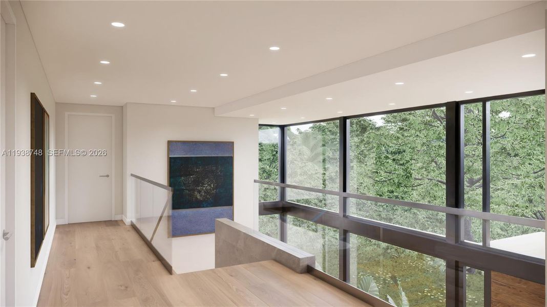 Furnished interior view inside a new home in , Miami (Image 5).