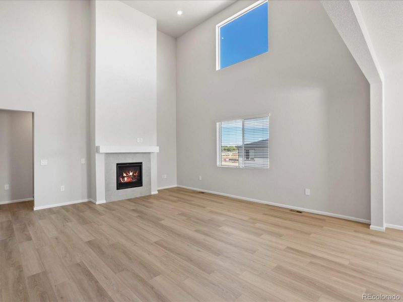 Spacious, unfurnished interior of a new home in Poudre Heights: The Alpine Collection, Windsor (Image 18).