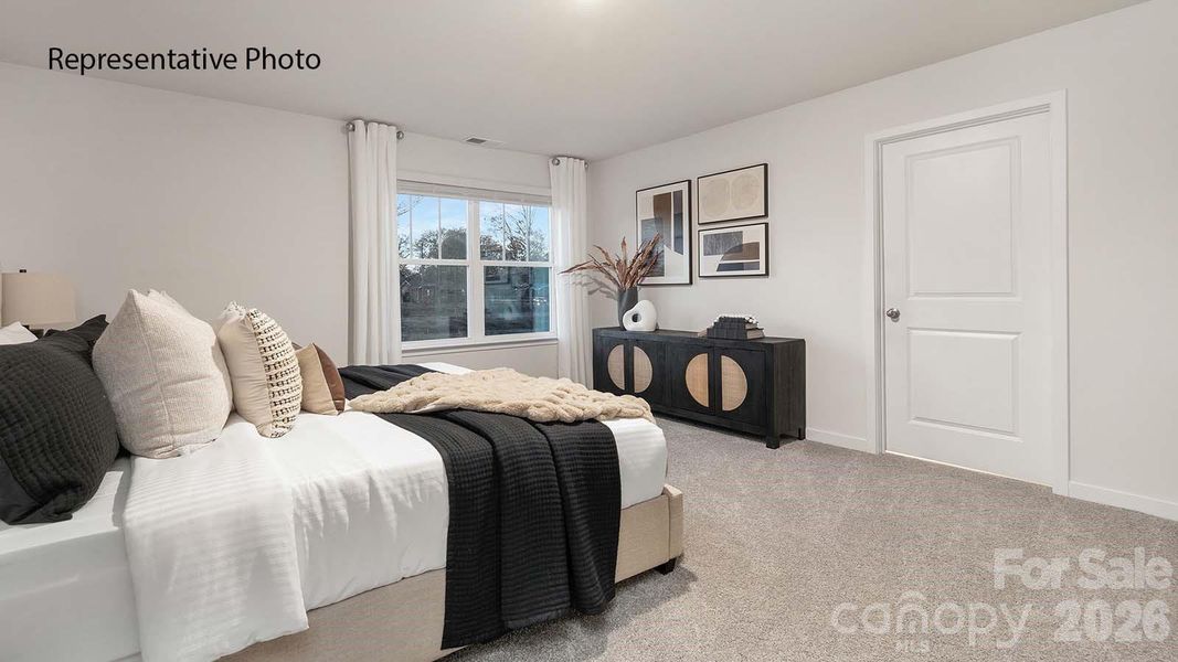 Furnished interior view inside a new home in The Hamptons at Hickory, Hickory (Image 16).