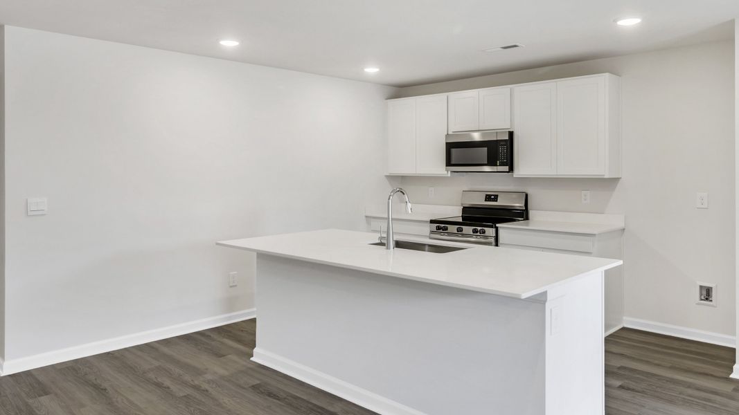 Furnished interior view inside a new home in Bailey Park, Fayetteville (Image 6). Furnished interior view inside a new home in Bailey Park, Fayetteville (Image 6).