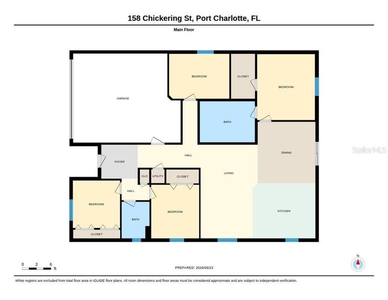 2D floor plan layout of this home in , Port Charlotte, FL (Image 4). 2D floor plan layout of this home in , Port Charlotte, FL (Image 4).