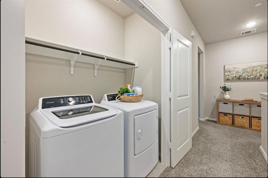 Upstairs Laundry Area