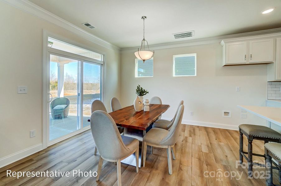 Furnished interior view inside a new home in Ashton Park, Monroe (Image 9).