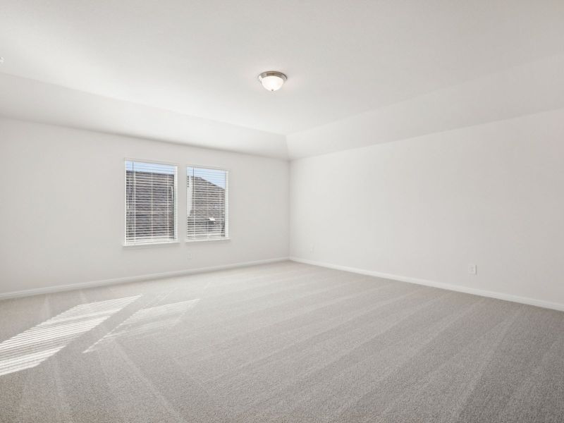 Spacious, unfurnished interior of a new home in Prairie Winds - Boulevard Collection, Hutto (Image 11).