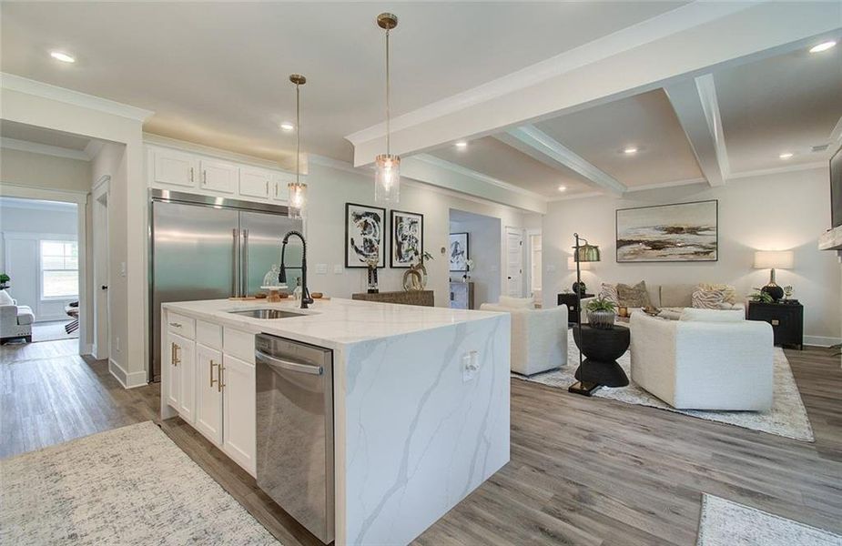 Furnished interior view inside a new home in Pinecrest Ridge, Dacula (Image 27). Furnished interior view inside a new home in Pinecrest Ridge, Dacula (Image 27).