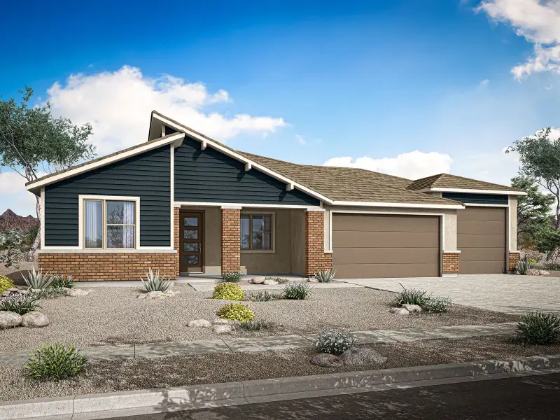 Representative exterior photo of a completed home built from the Mulberry by Mattamy Homes in White Tank Vistas, Waddell, AZ (Image 3).