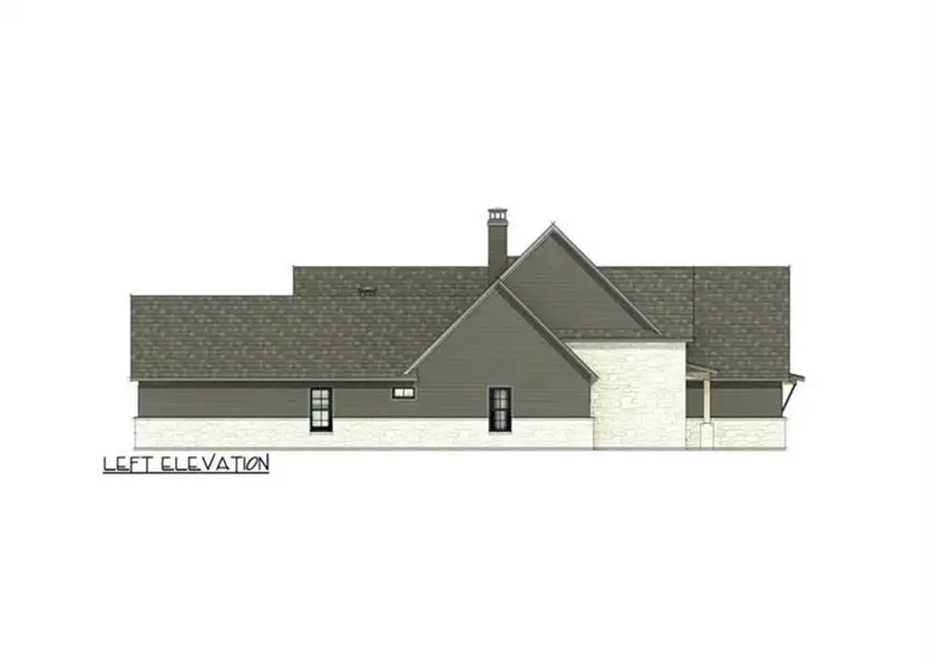 Exterior rendering of this home design in , Rome, GA (Image 7). Exterior rendering of this home design in , Rome, GA (Image 7).