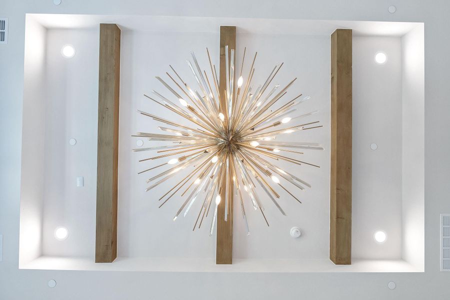 Interior details featuring fabulous chandelier Interior details featuring fabulous chandelier