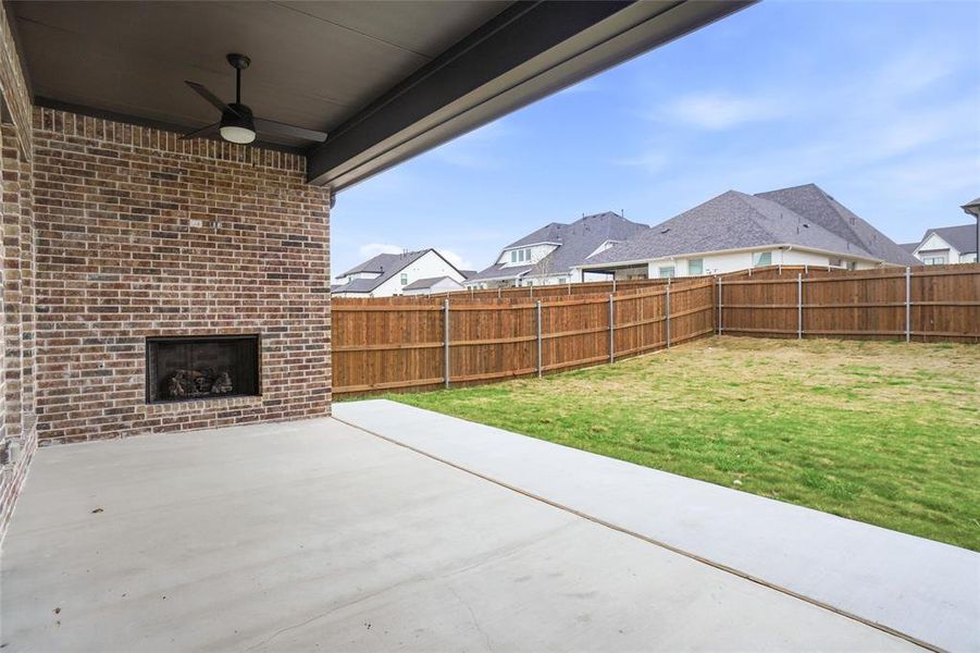 Exterior details and patio area of a home in , Aledo (Image 3).