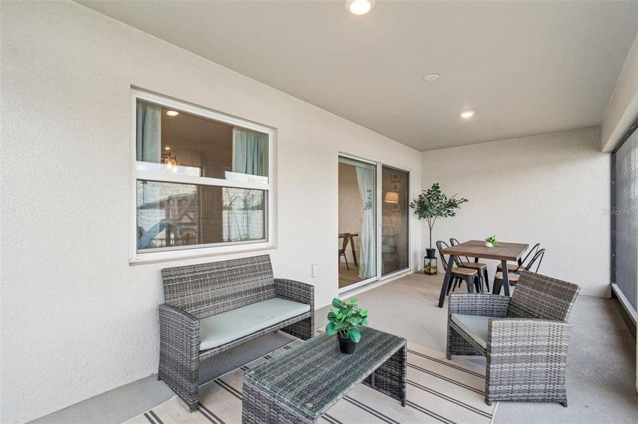 Exterior details and patio area of a home in , Zephyrhills (Image 31).