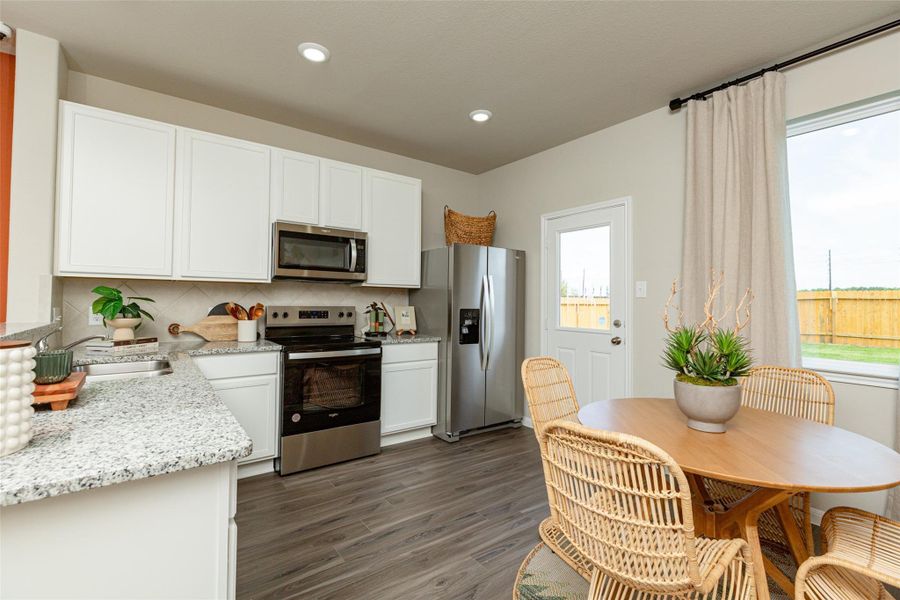 Furnished interior view inside a new home in Wayside Village, Houston (Image 28). Furnished interior view inside a new home in Wayside Village, Houston (Image 28).
