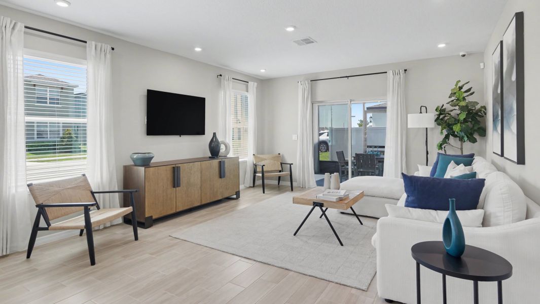 Representative furnished interior of a home built from the Lexington by Maronda Homes in Malabar Springs, Palm Bay (Image 14).