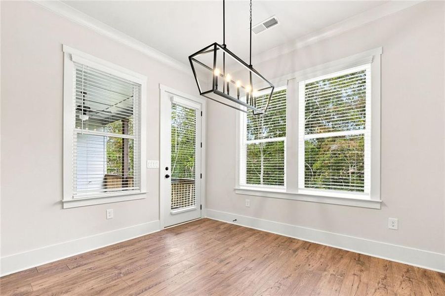 Spacious, unfurnished interior of a new home in , Ellijay (Image 54).