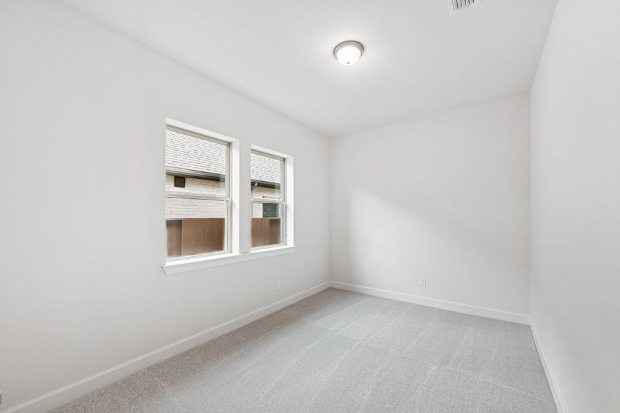 Spacious, unfurnished interior of a new home in Meridiana 55' Homesites, Manvel (Image 27). Spacious, unfurnished interior of a new home in Meridiana 55' Homesites, Manvel (Image 27).