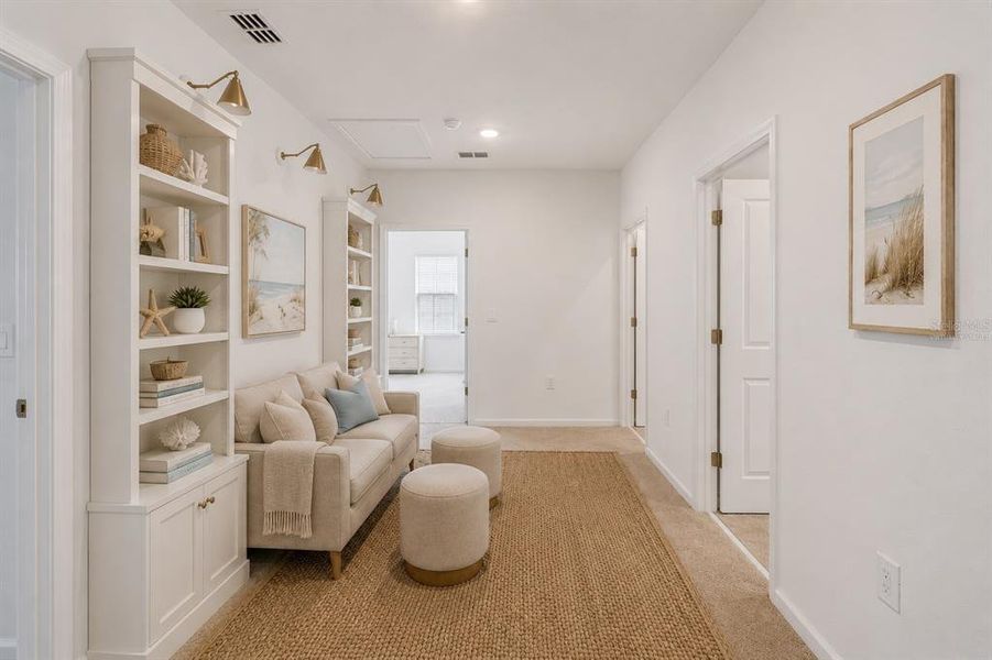 Furnished interior view inside a new home in Wellness Ridge, Clermont (Image 22).