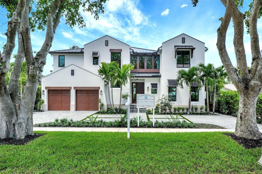 Front exterior of a new home in , West Palm Beach, FL, highlighting curb appeal (Image 22).