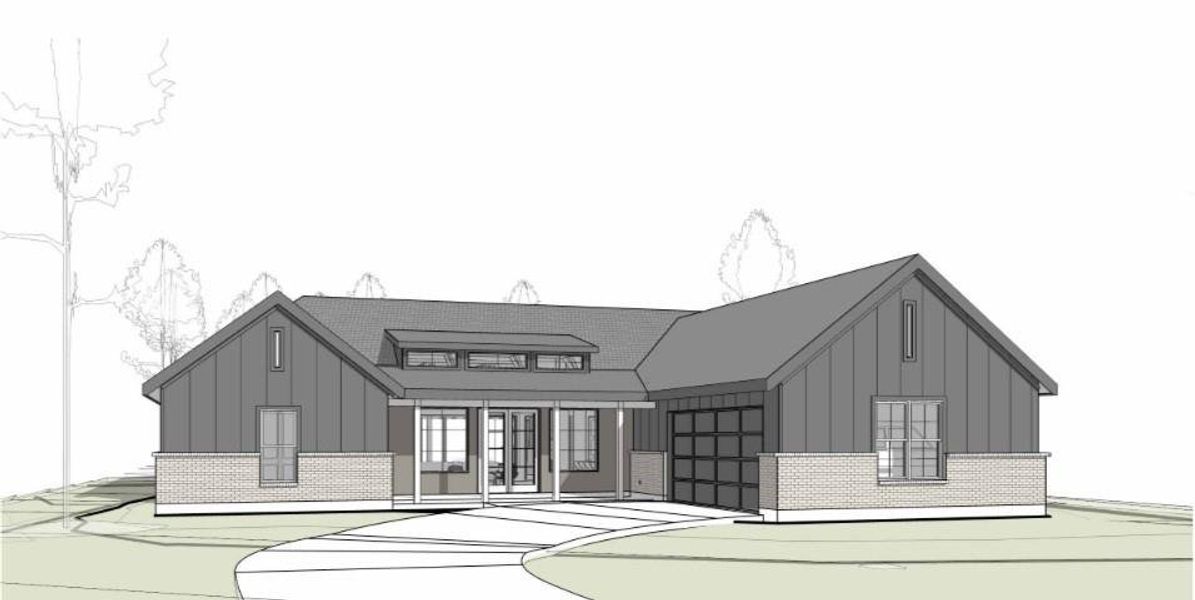 Exterior rendering of this home design in , Willis, TX (Image 4).