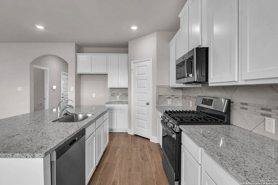 Furnished interior view inside a new home in Morgan Meadows, San Antonio (Image 14). Furnished interior view inside a new home in Morgan Meadows, San Antonio (Image 14).