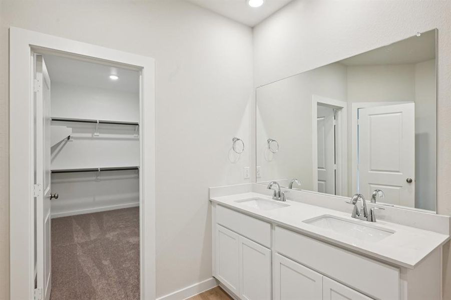 Furnished interior view inside a new home in Summerwood Estates, Red Oak (Image 9). Furnished interior view inside a new home in Summerwood Estates, Red Oak (Image 9).