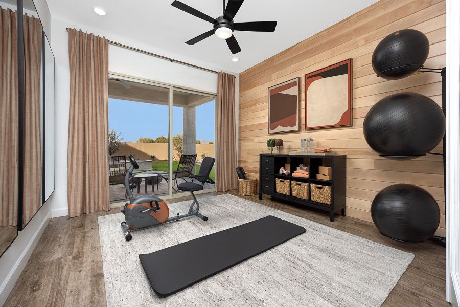 Furnished interior view inside a new home in Landmarke, San Tan Valley (Image 12). Furnished interior view inside a new home in Landmarke, San Tan Valley (Image 12).