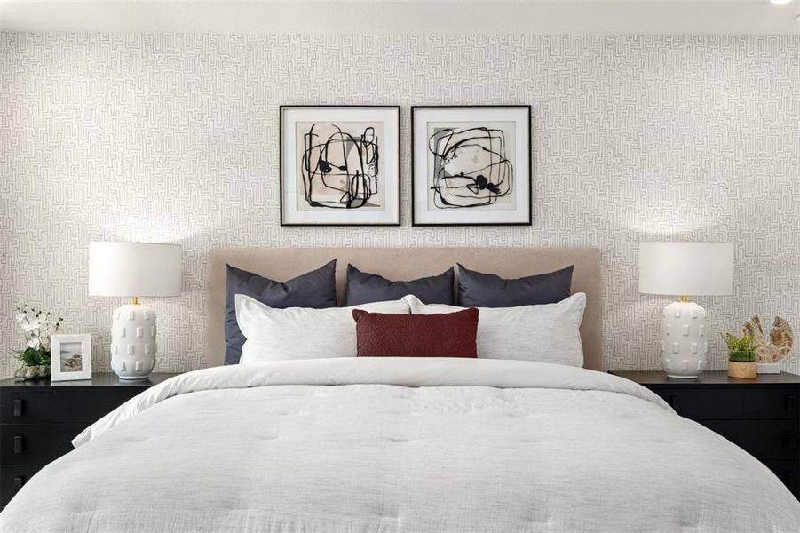 Furnished interior view inside a new home in , Orlando (Image 13).