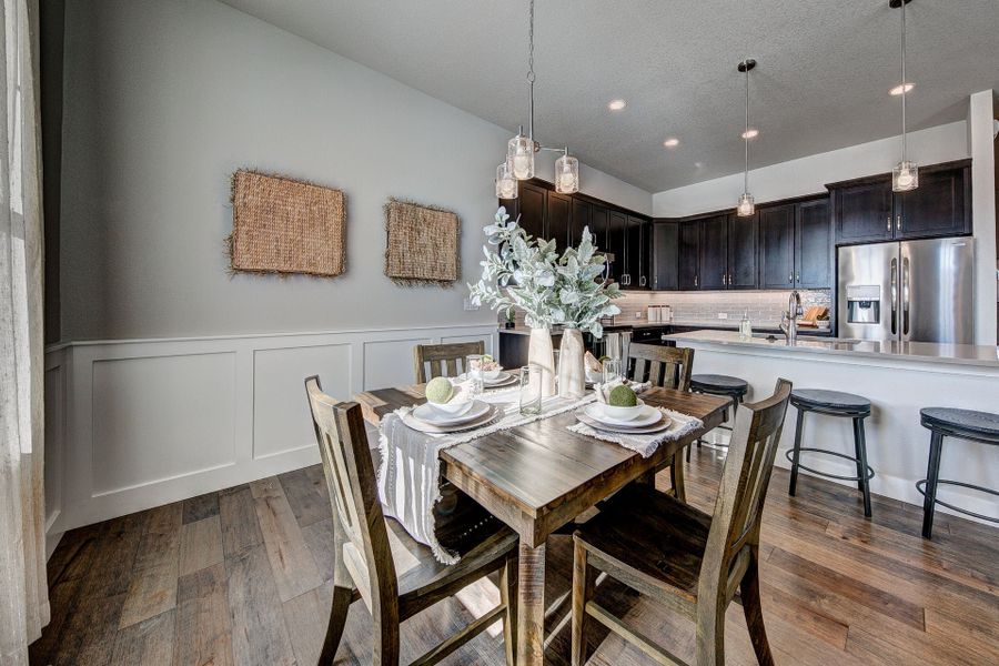 Representative furnished interior of a home built from the The Devon by Landmark Homes in The Lakes at Centerra, Loveland (Image 12). Representative furnished interior of a home built from the The Devon by Landmark Homes in The Lakes at Centerra, Loveland (Image 12).