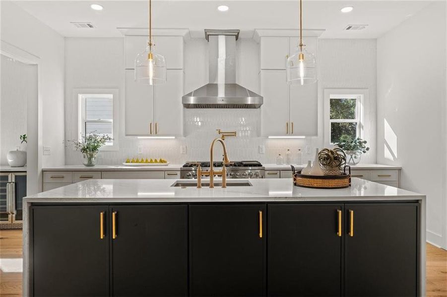 Close-up of interior finishes inside a home in , Atlanta (Image 21).