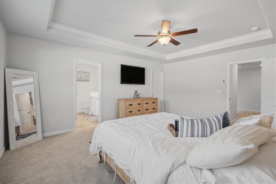Furnished interior view inside a new home in , McDonough (Image 18).