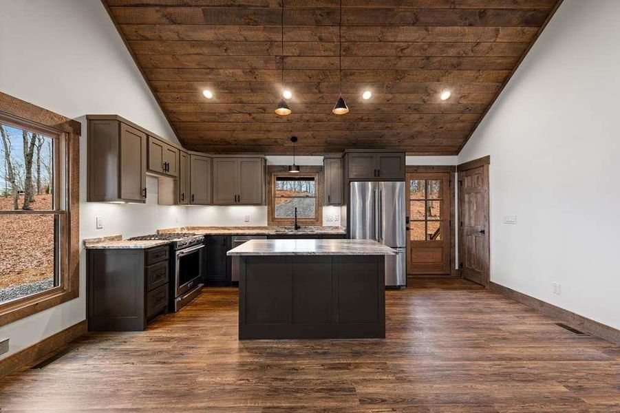 Furnished interior view inside a new home in , Blue Ridge (Image 11). Furnished interior view inside a new home in , Blue Ridge (Image 11).