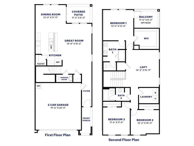 2D floor plan layout of this home in Avance, Phoenix, AZ (Image 4).