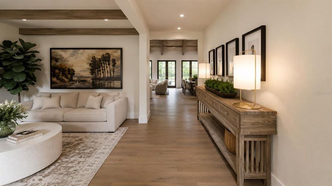 Furnished interior view inside a new home in , Tampa (Image 6).