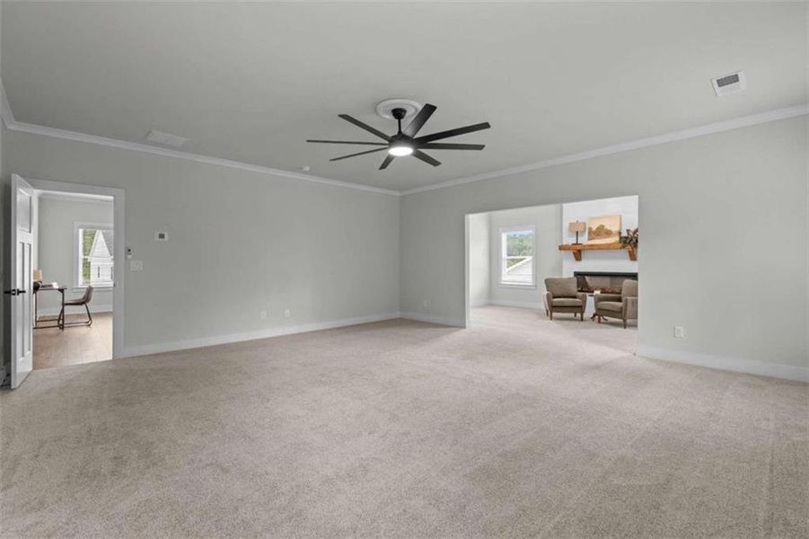 Spacious, unfurnished interior of a new home in Silvercrest Lakes, Acworth (Image 25).