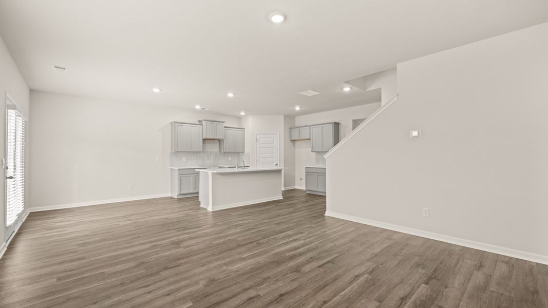 Representative unfurnished interior of a home built from the Hayden by D.R. Horton in Oakchase at Hampton, Hampton (Image 17).