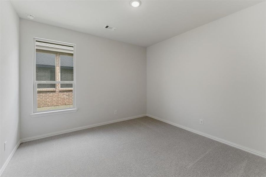 Neutral tone walls and carpeting create a versatile interior space Neutral tone walls and carpeting create a versatile interior space