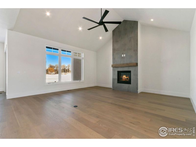 Living Room with Gas Fireplace