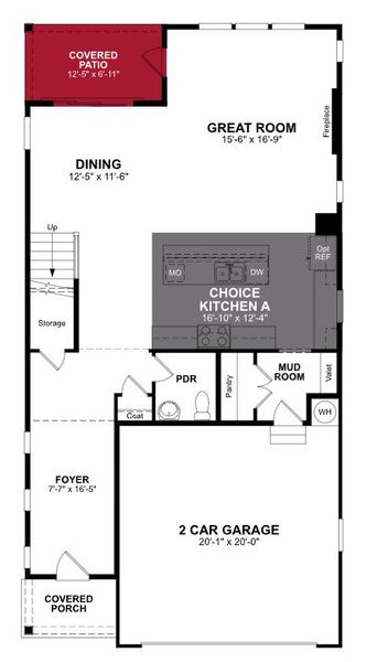 2D floor plan layout of this home in Poppy at GreenHouse, Marietta, GA (Image 2). 2D floor plan layout of this home in Poppy at GreenHouse, Marietta, GA (Image 2).
