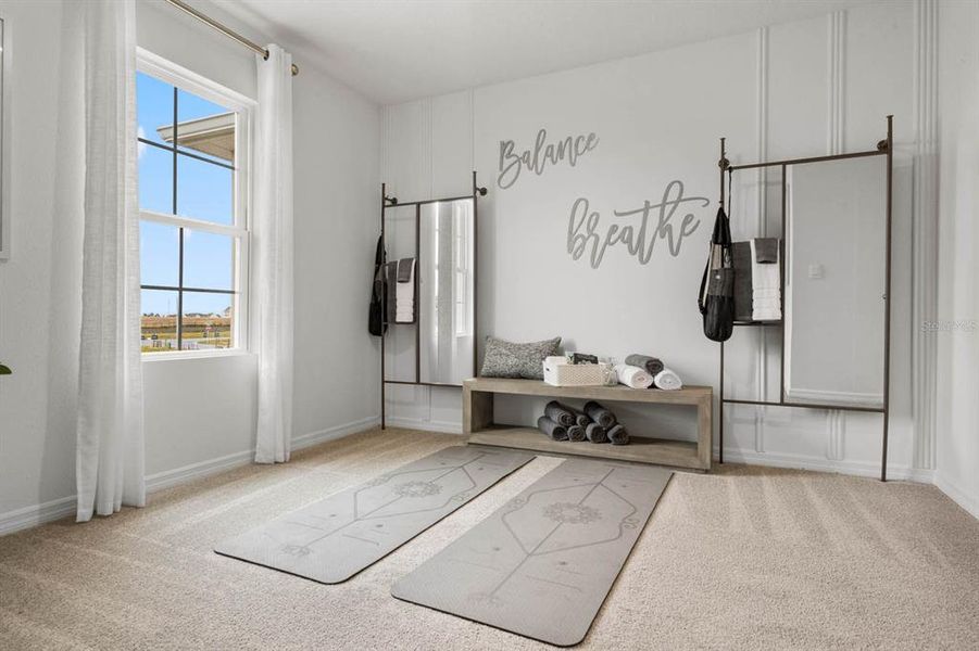 Furnished interior view inside a new home in Brentwood, Davenport (Image 9). Furnished interior view inside a new home in Brentwood, Davenport (Image 9).