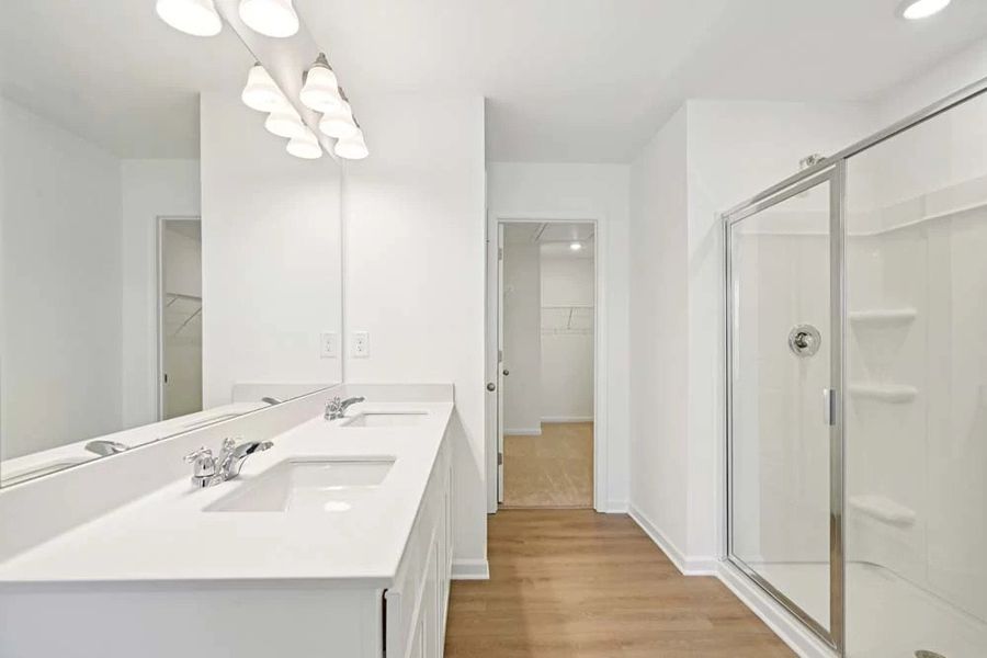 Primary Bathroom featuring Timeless Collection Finishes