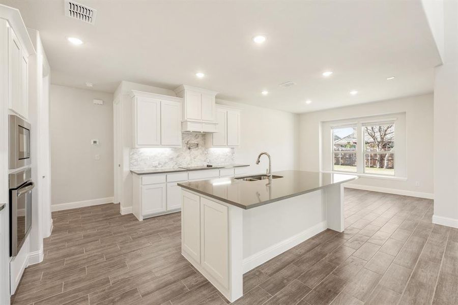 Furnished interior view inside a new home in Sunrise at Garden Valley, Waxahachie (Image 9).