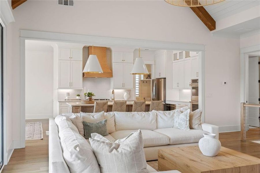 Furnished interior view inside a new home in , Dawsonville (Image 11).