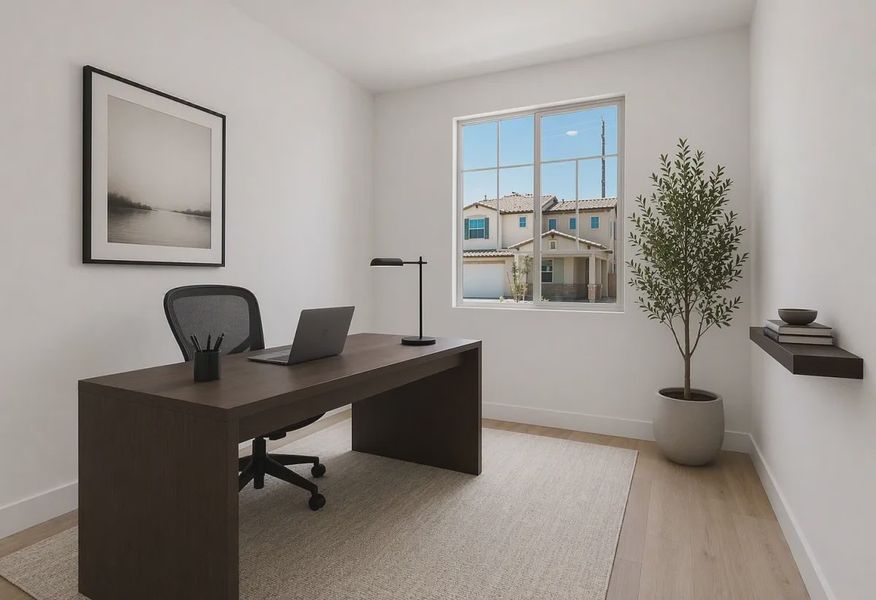 Office Virtually Staged - 7 of 13